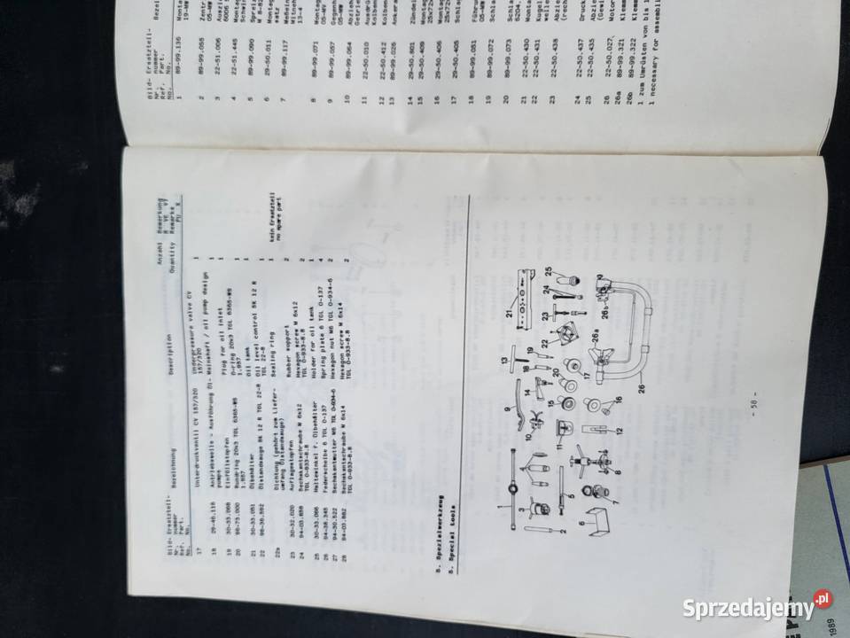 MZ ETZ 250 1986 DDR ORGINAŁ KATALOG CZĘŚĆI Rybnik