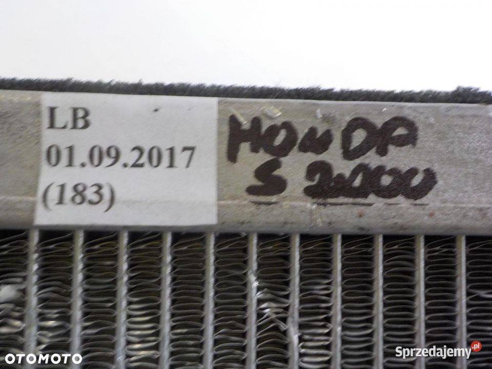 CHŁODNICA NAGRZEWNICY HONDA S2000 Nowy Tomyśl