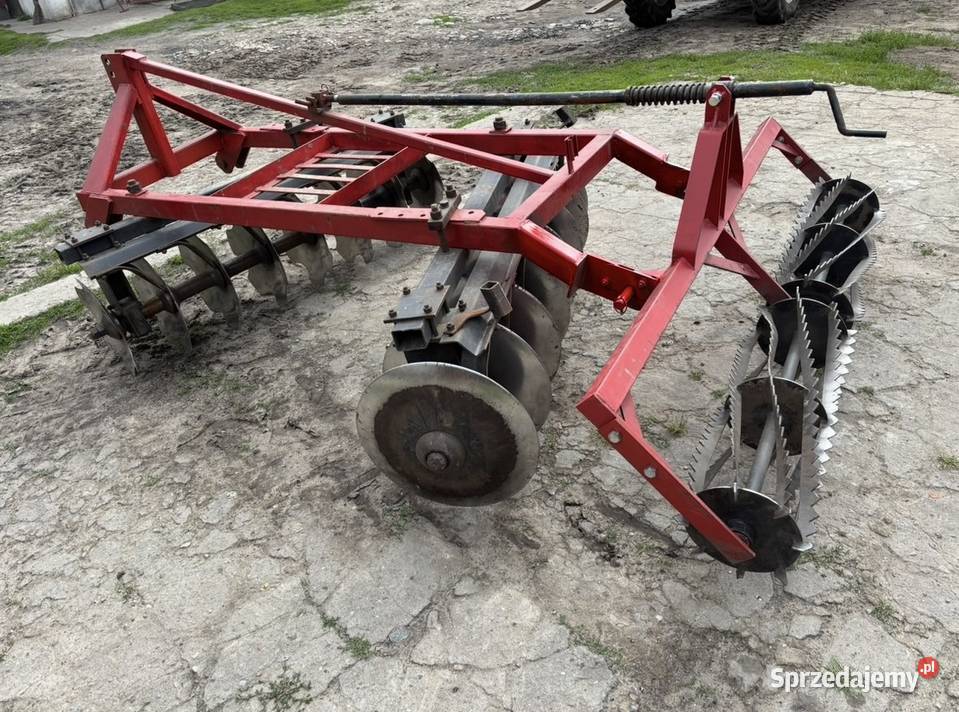 Brona talerzowa talerzówka 2x8 akpil z wałkiem Maszyny uprawowe Skaryszew sprzedam