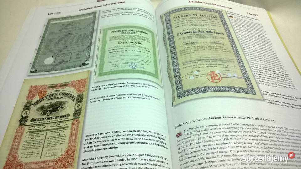 katalog aukcyjny papierów wartościowych 5054 Warszawa