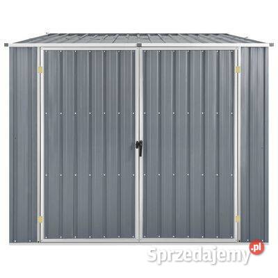 vidaXL Szopa ogrodowa szara 195x198x159 stal Warszawa