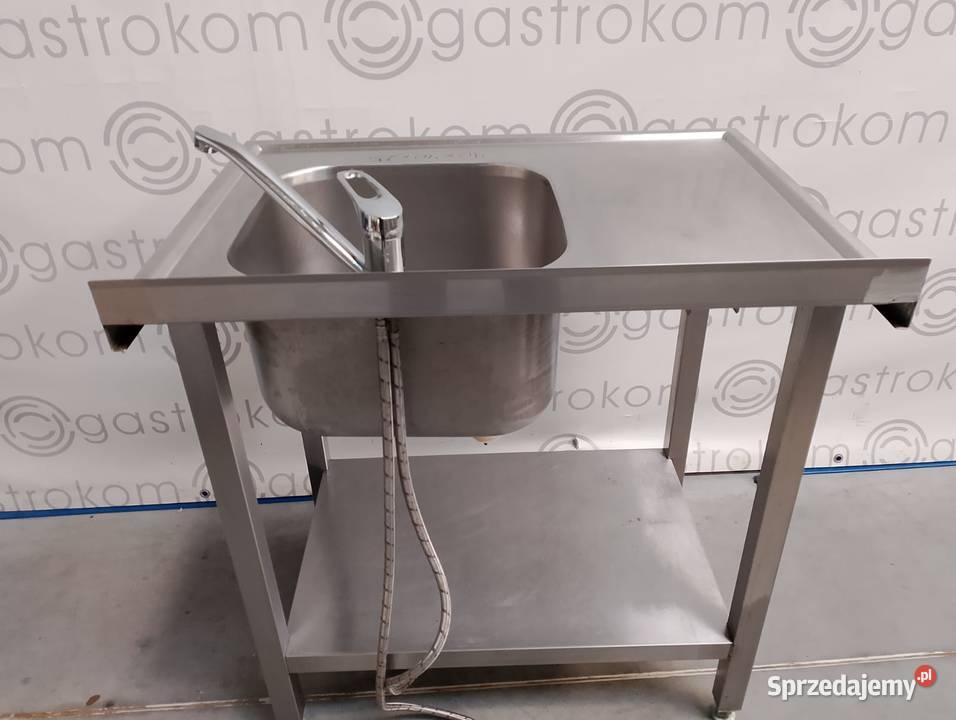 Stół ze zlewemP i półką 80x60x85 Gastronomia Wrocław