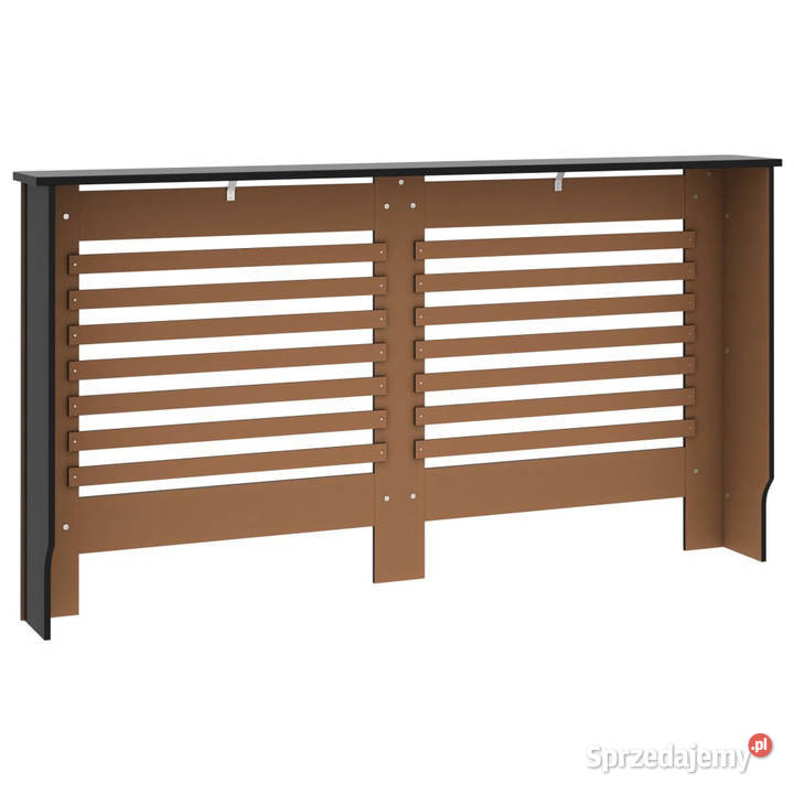 Osłona na kaloryfer czarna 152x19x815 MDF Warszawa