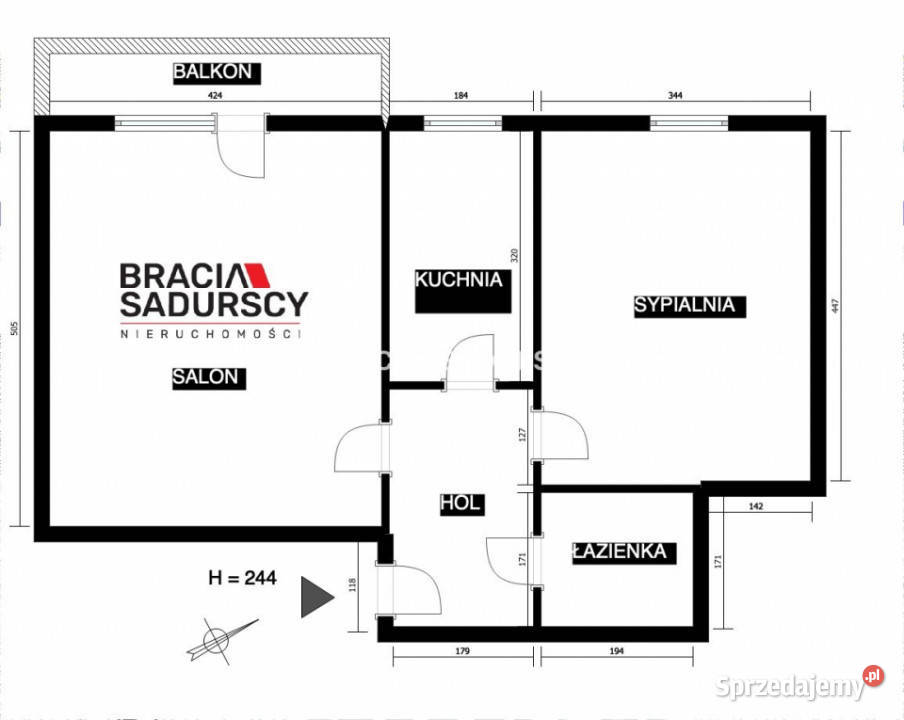 Mieszkanie Kraków 504m2 2 pokoje Piętro 5 sprzedam