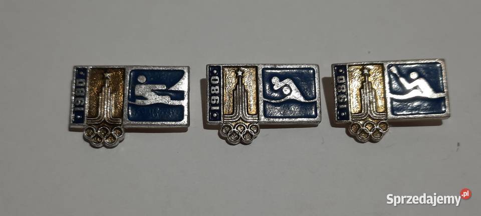 odznaki 3 Olimpiada Moskwa 1980 Rosja ZSRR 3 Warszawa