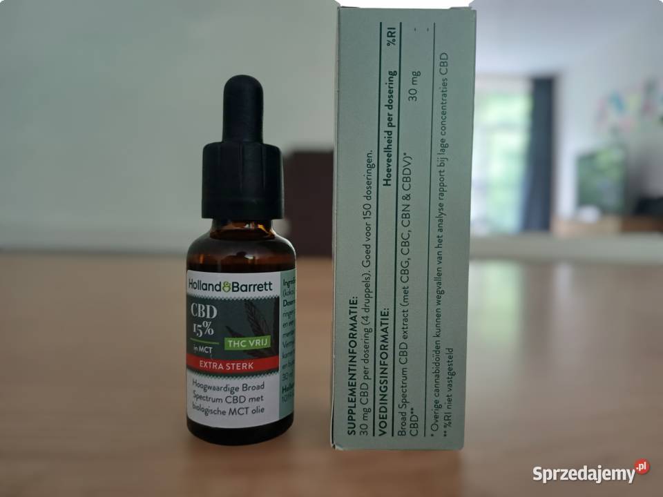 Holland Barrett Olejek CBD 15 30 ml Oryginalny Łódź