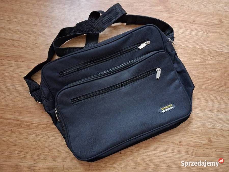 Torba A4 na dokumenty laptop z nylonu Sanchez Warszawa