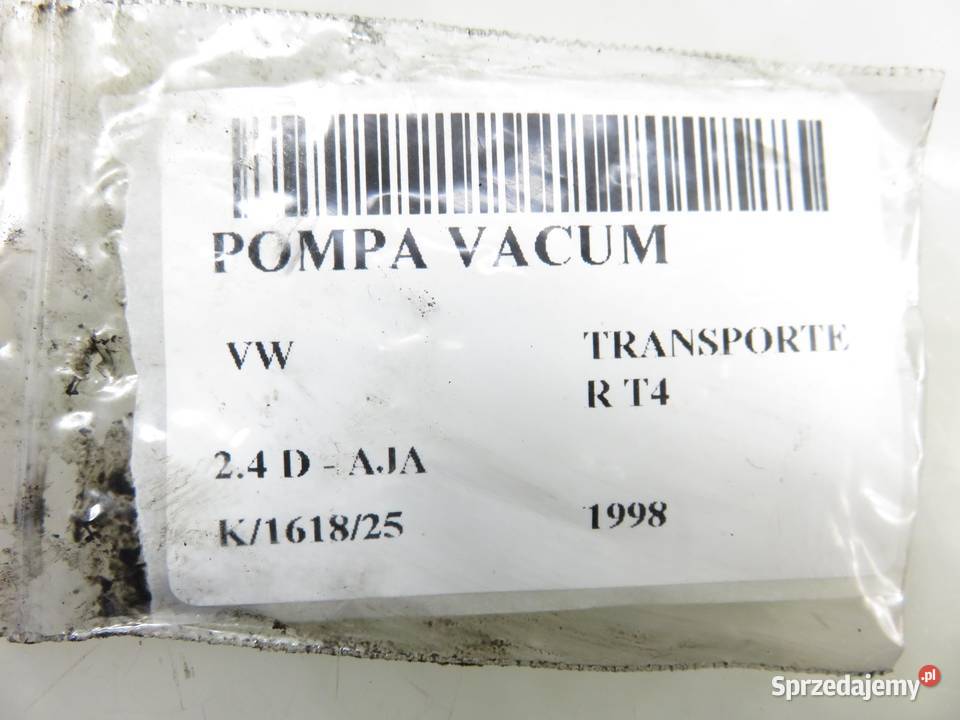 POMPA VACUM VW TRANSPORTER T4 24 D 72230019 osobowe