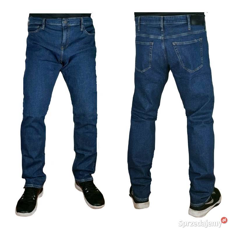 Męskie jeansy Calvin Klein Slim Narrow Low Rise śląskie sprzedam