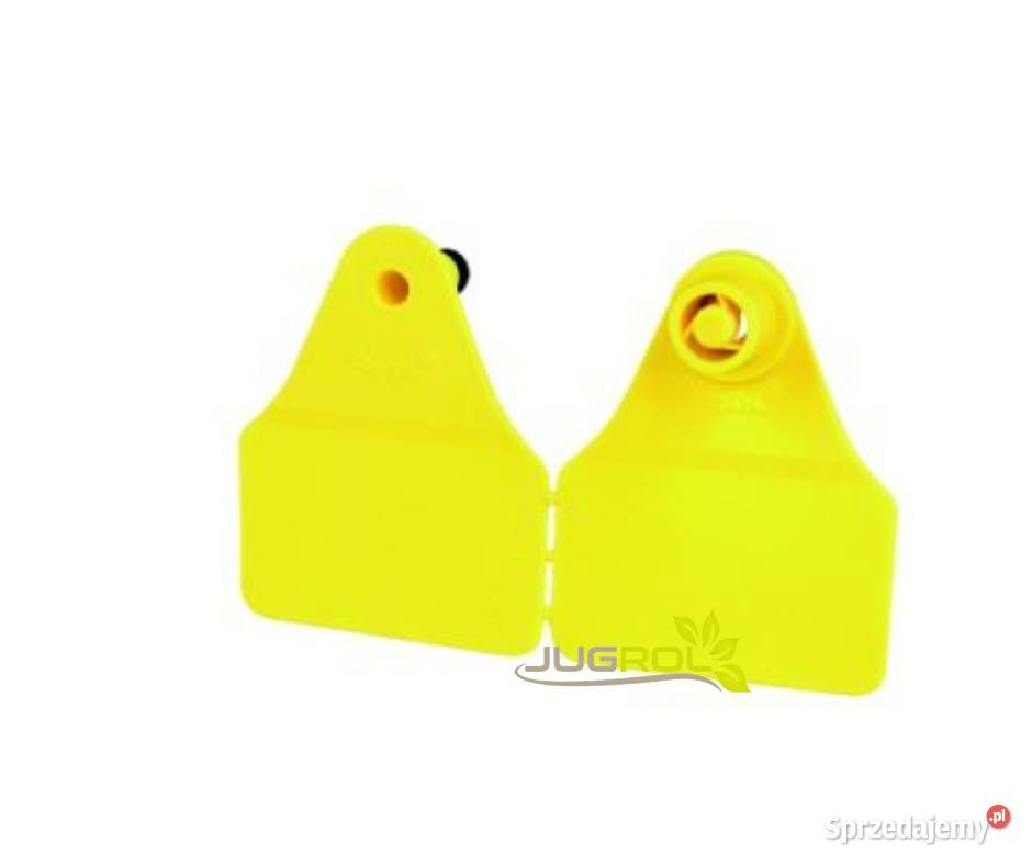Kolczyk kompletny żółty ST 4 58 x 68 mm op 25 Drzonek