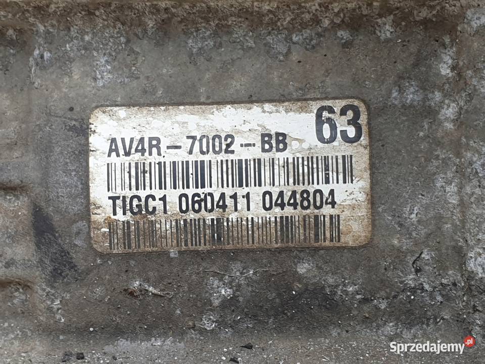 Ford Kuga 20 TDCI SKRZYNIA BIEGÓW AV4R7002BB Skrzynie biegów manualne
