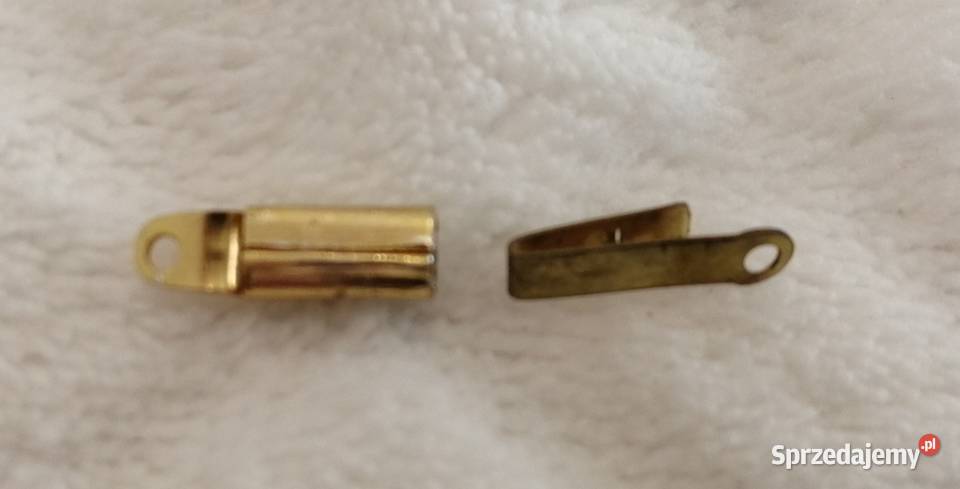 Zapięcie wsuwane do łańcuszka 3x4x17mm złoty Zegarki i Biżuteria śląskie Czeladź