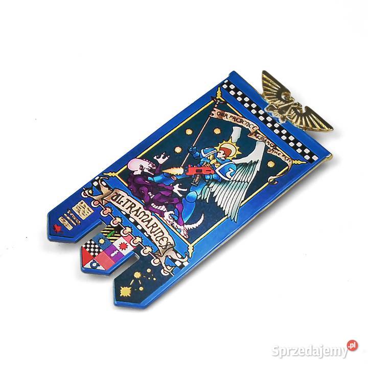 Ultramarines Banner 8 Metal Magnes Warhammer 40k