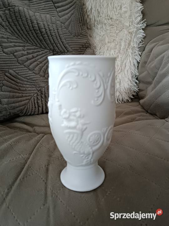 Wazon AK Kaiser biała porcelana biskwit Cudny biały Jastrzębie-Zdrój sprzedam