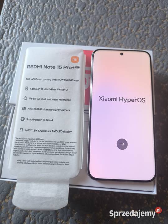 Smartfon Xiaomi Redmi Note 15 Pro Xiaomi małopolskie Skała sprzedam