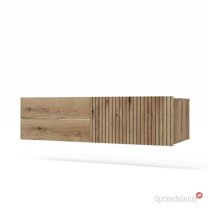 Szafka pod umywalkę TIGO 1D2S Dąb Evoke 140 37.5cm