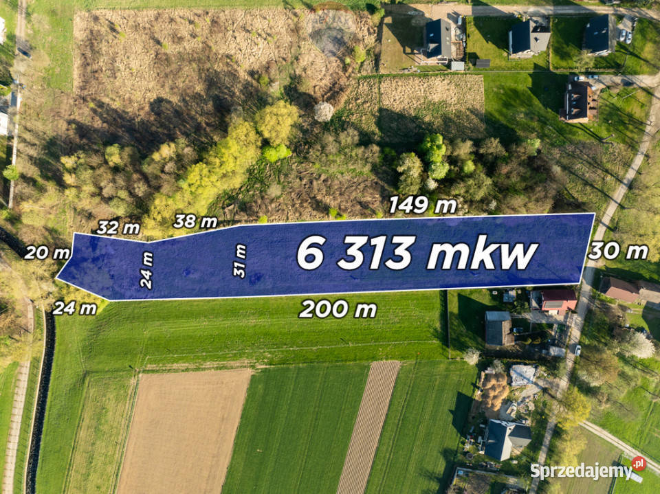 Budowlana działka w Krakowie Suchy Jar Kraków