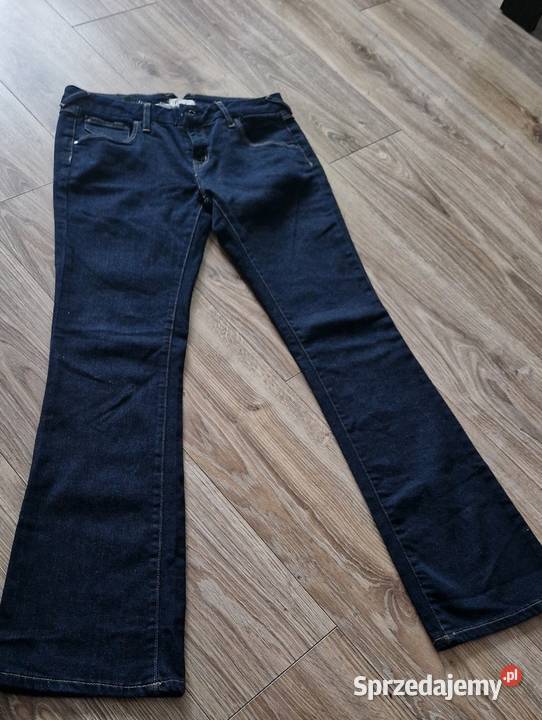 jeansy Firetrap M 38 granatowe granat dzwony Rozmiar 38(M) Kraków