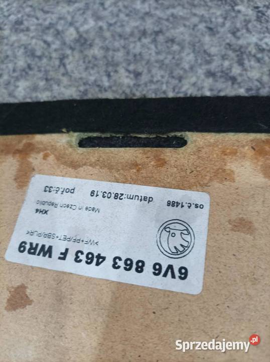 PODŁOGA BAGAŻNIKA OSŁONA PASA TYŁ PROGU