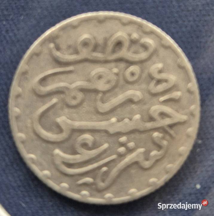12 Drachmy AH 1299 Maroko SREBRO Wałbrzych