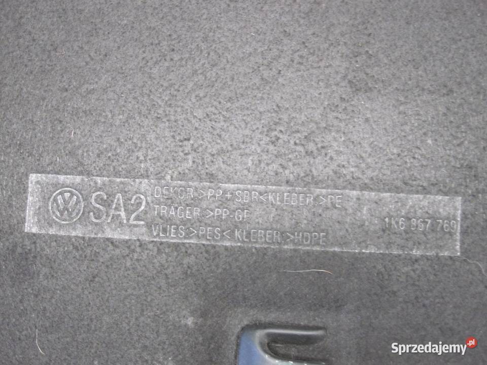 GOLF VI 10r półka bagażnika 1K6867769 Kielce sprzedam