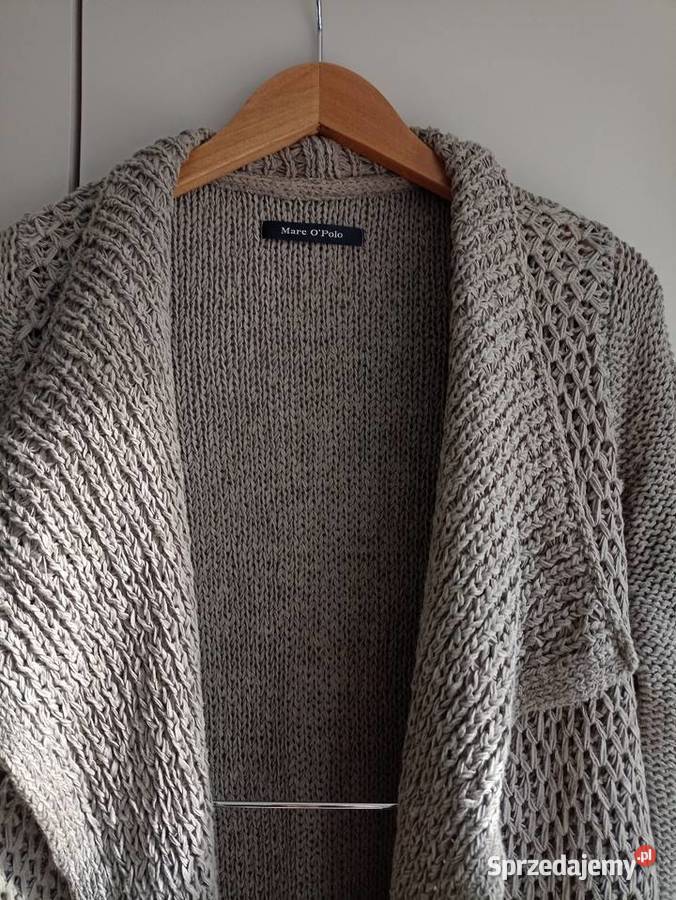 Kardigan Marc OPolo S długi minimalistyczny Czarnków