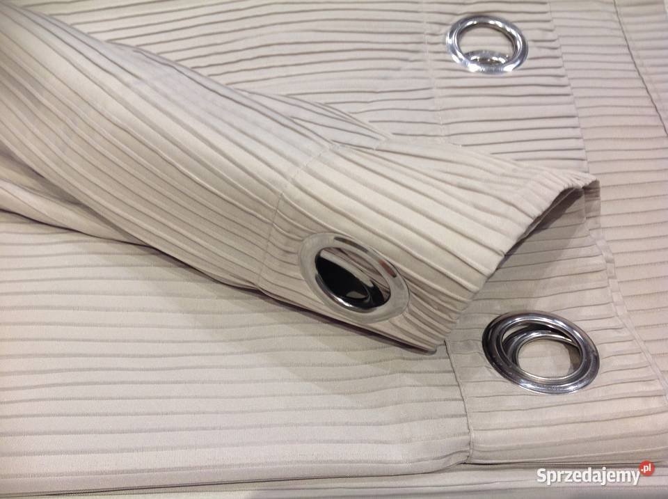 Zasłony Szare 2 szary Zasłony Nowa Sól