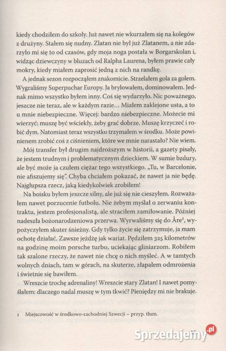 JA IBRA MOJA HISTORIA Zlatan Ibrahimović miękka Gorzów Wielkopolski