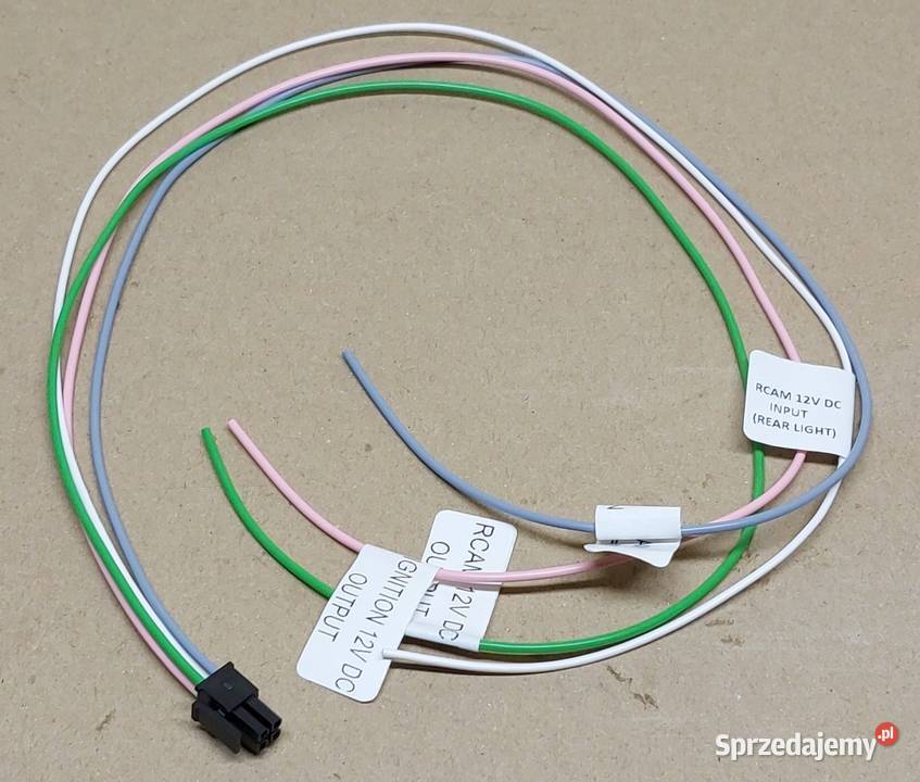 KABEL PRZEWÓ INTERFEJSU VIDEO RCAM 12V DC REAR Mielęcin
