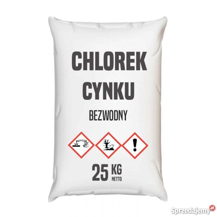 Chlorek cynku bezwodny 25 wysyłka kurierem Wrocław sprzedam