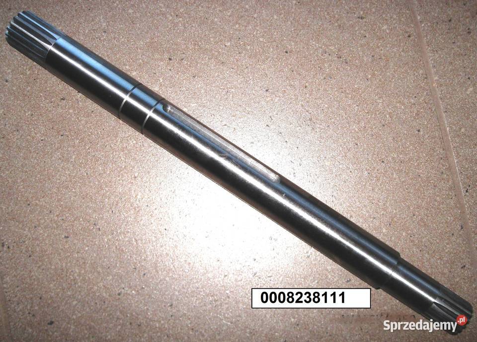 Wałek napędu podbieracza L450mm wielowpust do wielkopolskie Czekanów