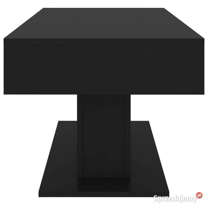 Stolik kawowy czarny 96x50x45 materiał Warszawa
