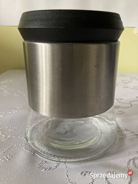 Pojemnik Metalowo Szklany Słoik na Produkty śląskie Czerwionka-Leszczyny