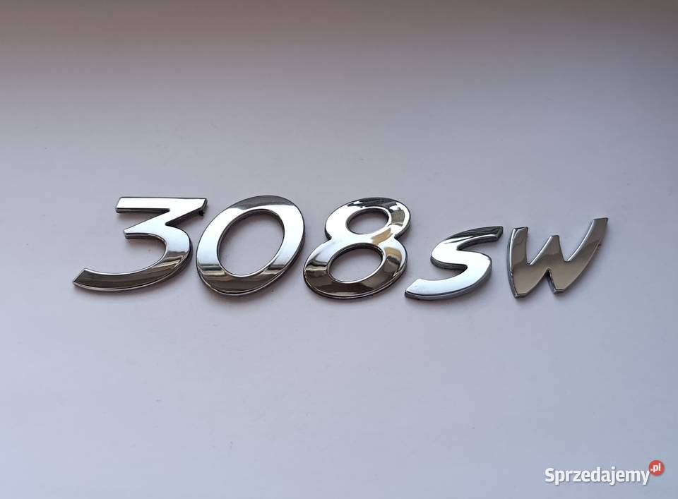 Napis emblemat Peugeot 308 sw kombi 0811r Lipno