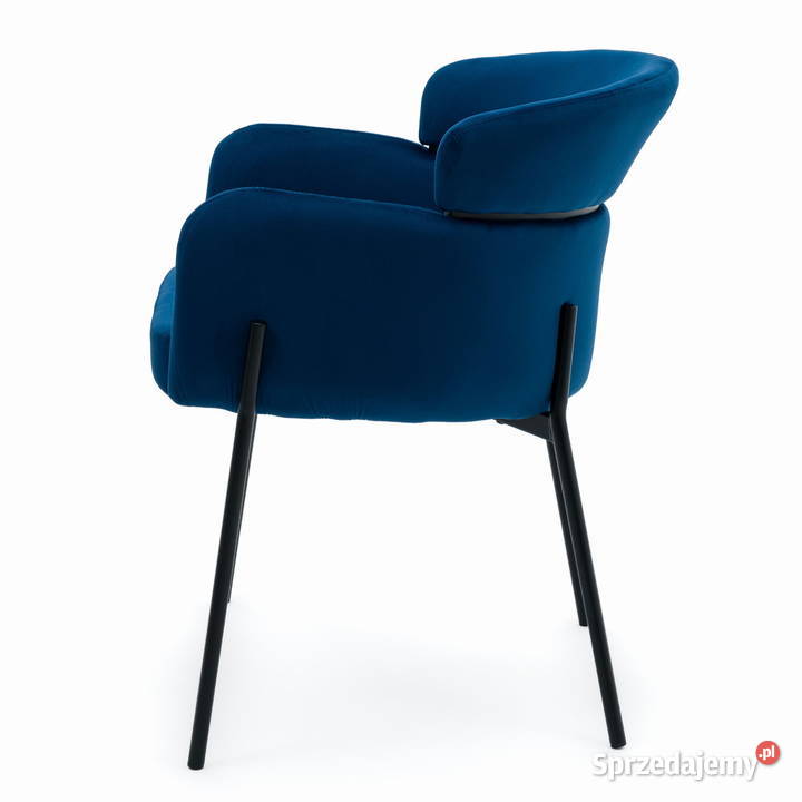 Krzesło Tapicerowane Bolzano Granatowe Wysyłka Krzesła Tarchały Małe