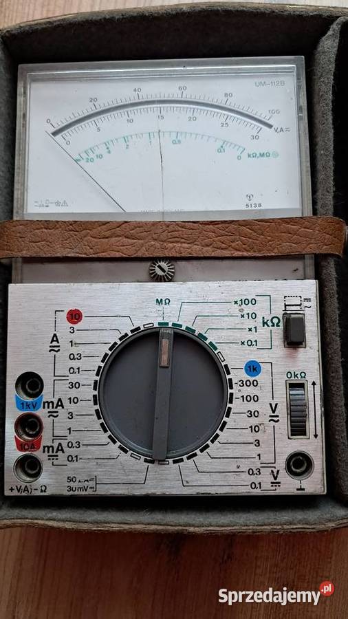 Stary Polski Miernik analogowy UM 112B Świecie