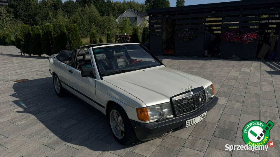 Mercedes W201 20benz Kabriolet skóry podgrzewane Gdańsk