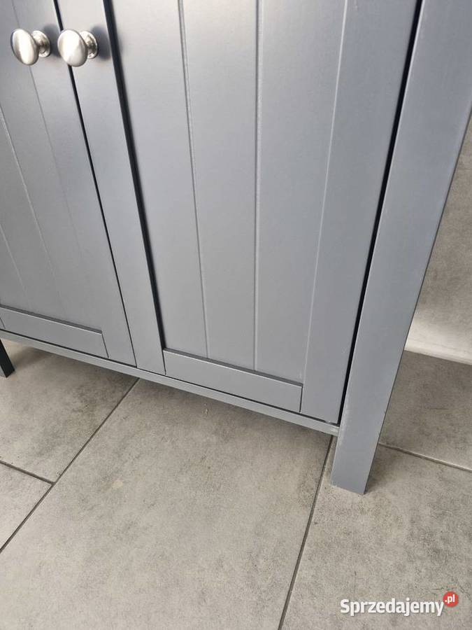 złożona nowa szara szafka łazienkowa Łazienkowe Wokowice
