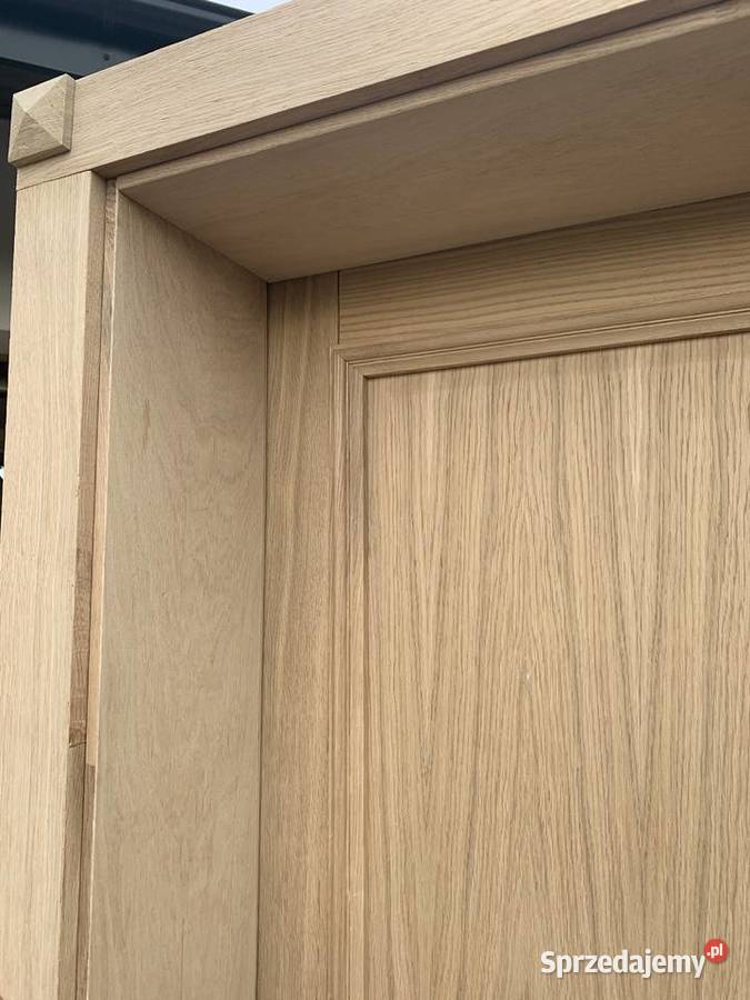 DRZWI WEWNĘTRZNE DREWNIANE lity DĄB dębowe 100 88cm kujawsko-pomorskie Bobrowo