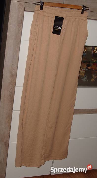 ADAM NOWE szerokie spodnie Capucino r L XL Rawicz
