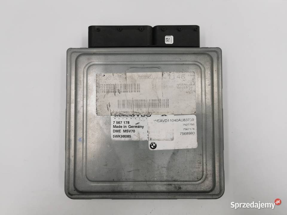 Sterownik Silnika BMW 3 E90 325i 25i N52 7567178 sprzedam