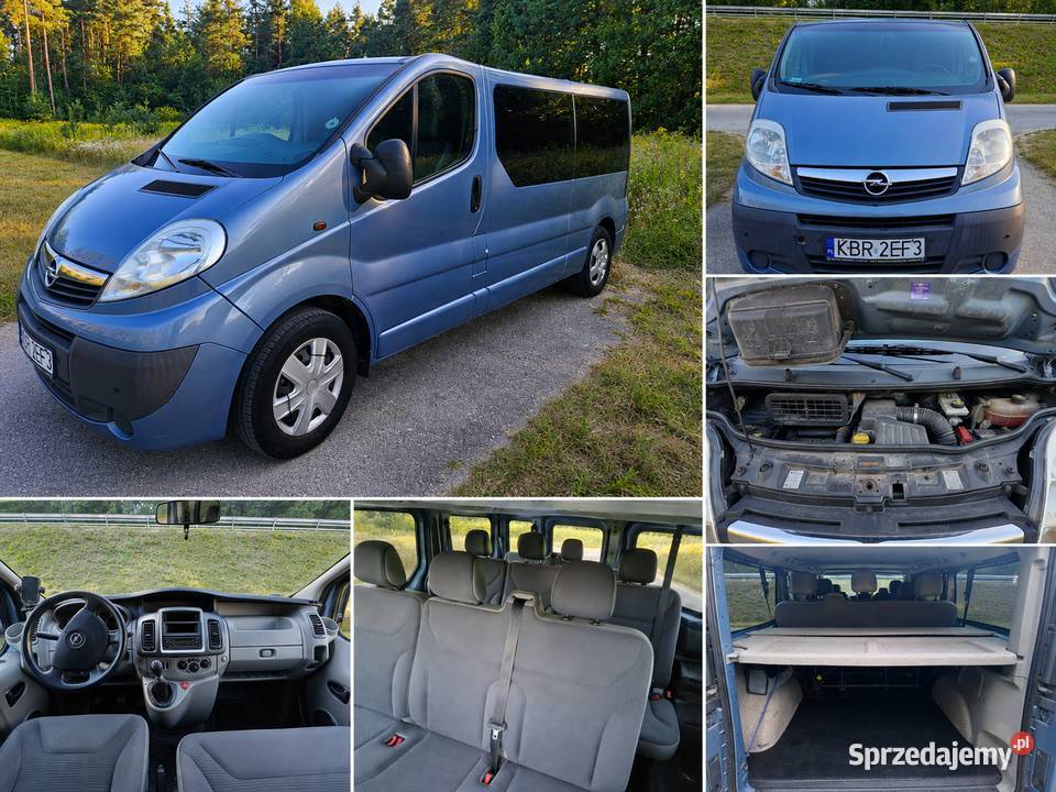OPEL VIVARO 9 osobowy zadbany