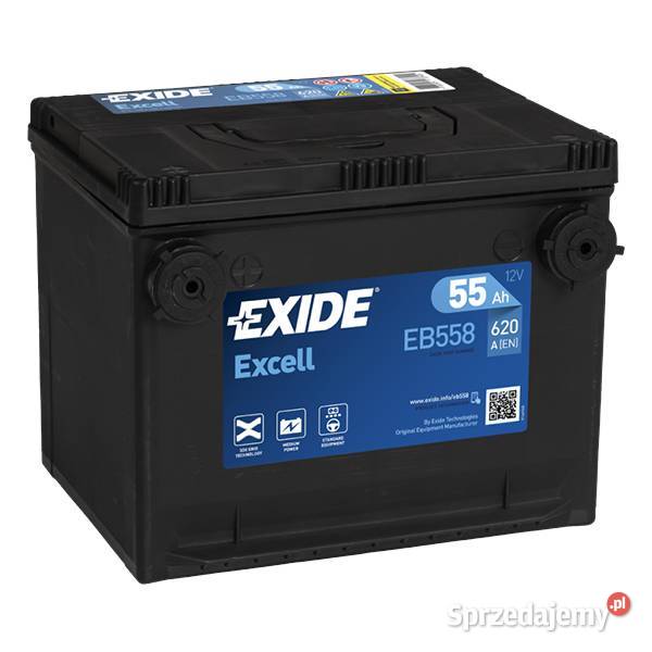 Akumulator Exide Excell 12V 55Ah 620A L EB558 Jelcz-Laskowice