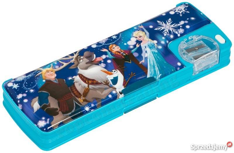 FROZEN Kraina Lodu Piórnik Plastikowy Dwustronny Mogilany