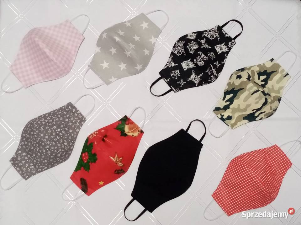 Maseczki ochronne dwustronne bawełniane Łódź