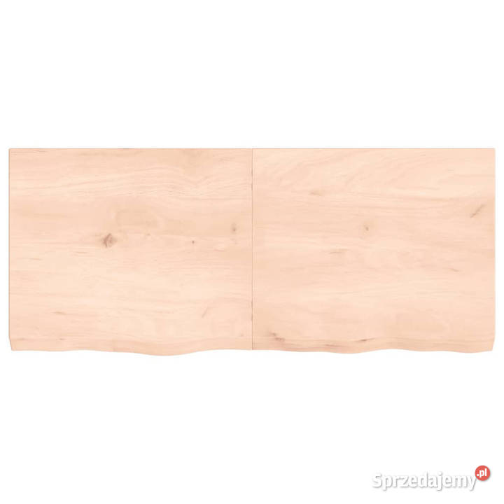 Blat stołu 140x60x26 surowe lite drewno dębowe Warszawa