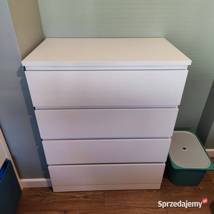 IKEA MALM Komoda 4 szuflady BIAŁA 80x100 wielkopolskie