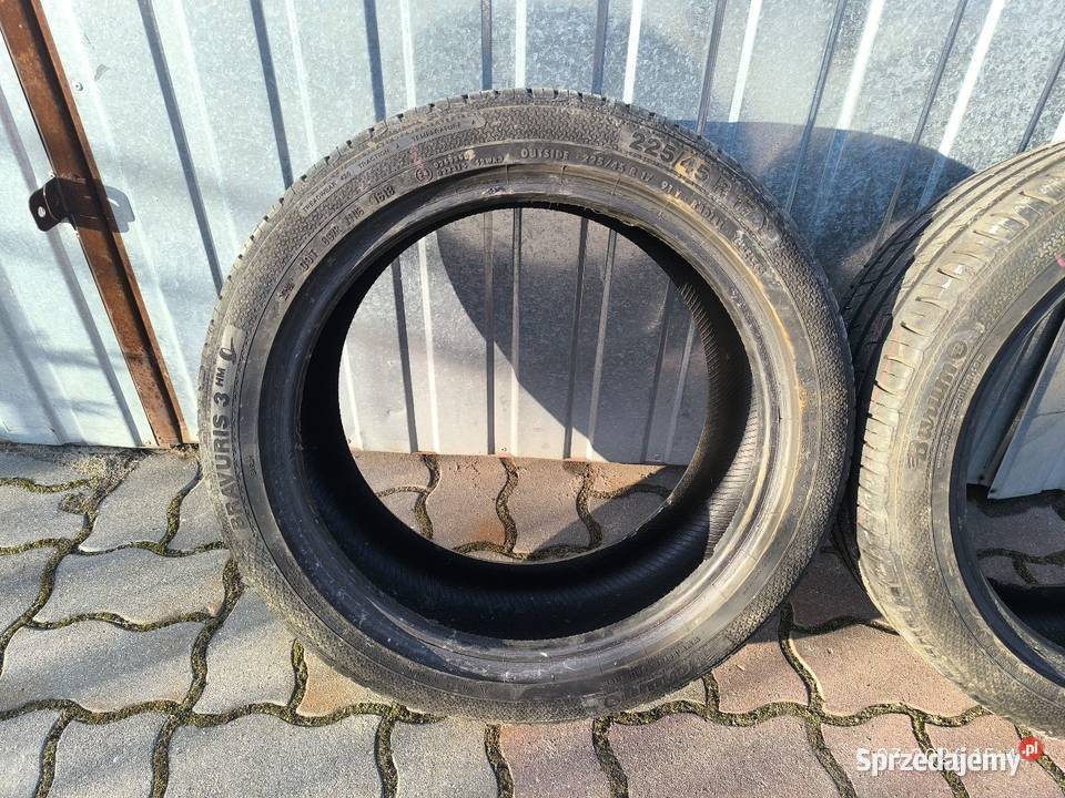 Opony Barum Bravuros 3 HM 225 45 r17 2 sztuki Samochodowe mazowieckie