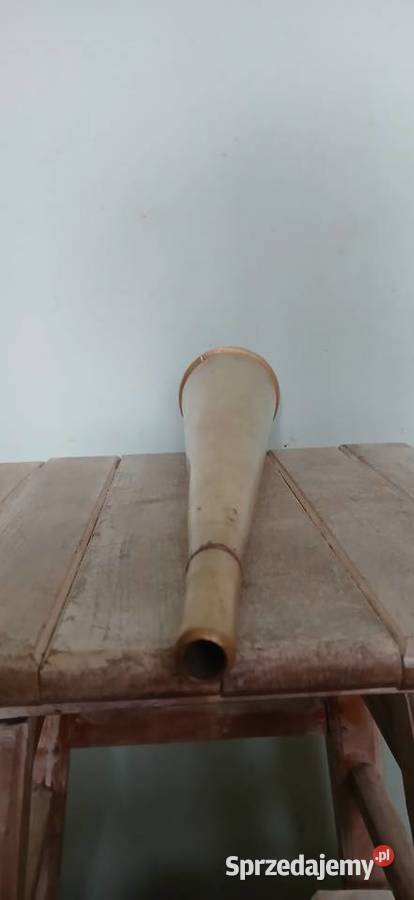 Stara mosiężna trąbka SPRAWNA Kraków