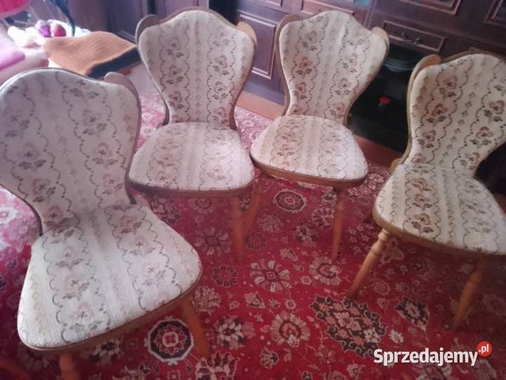 Krzesła drewniane pokojowe salonowe 6 design Bełchatów